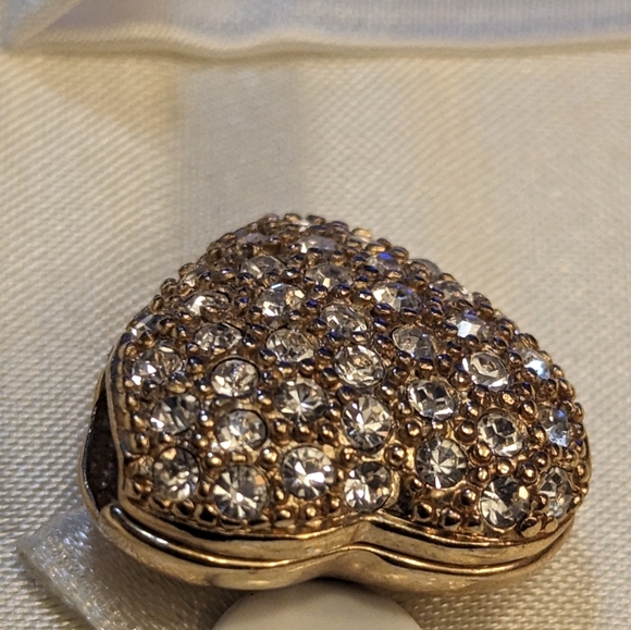 Swarovski Crystal gold heart pendant - Picture 3 of 9